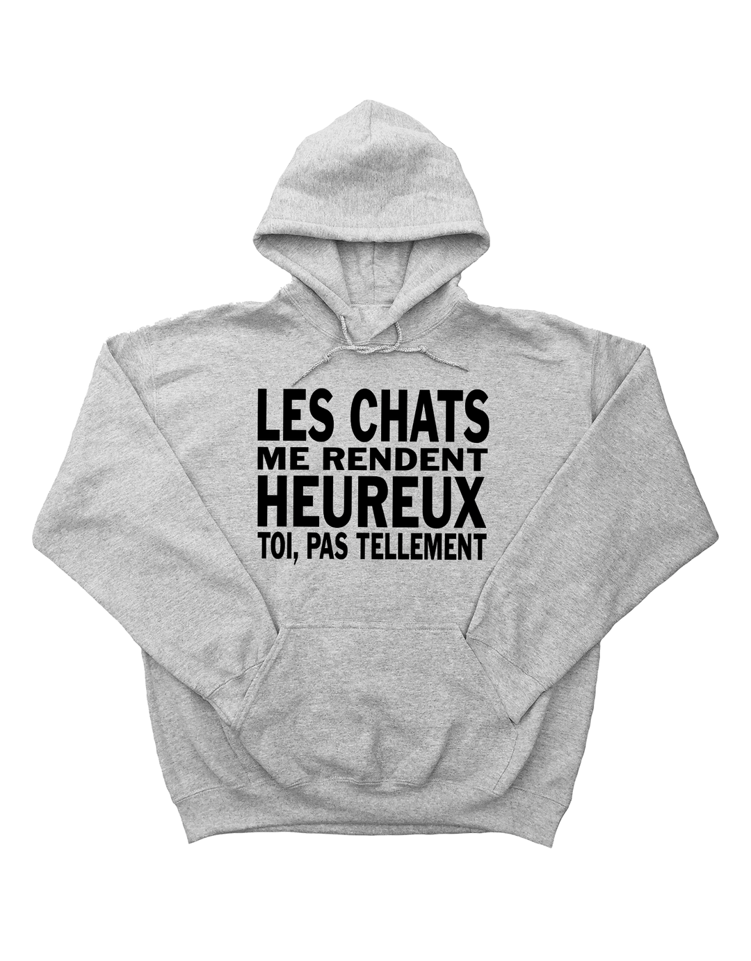 Chandail Coton Ouaté à Capuche Les Chats Me Rendent Heureux