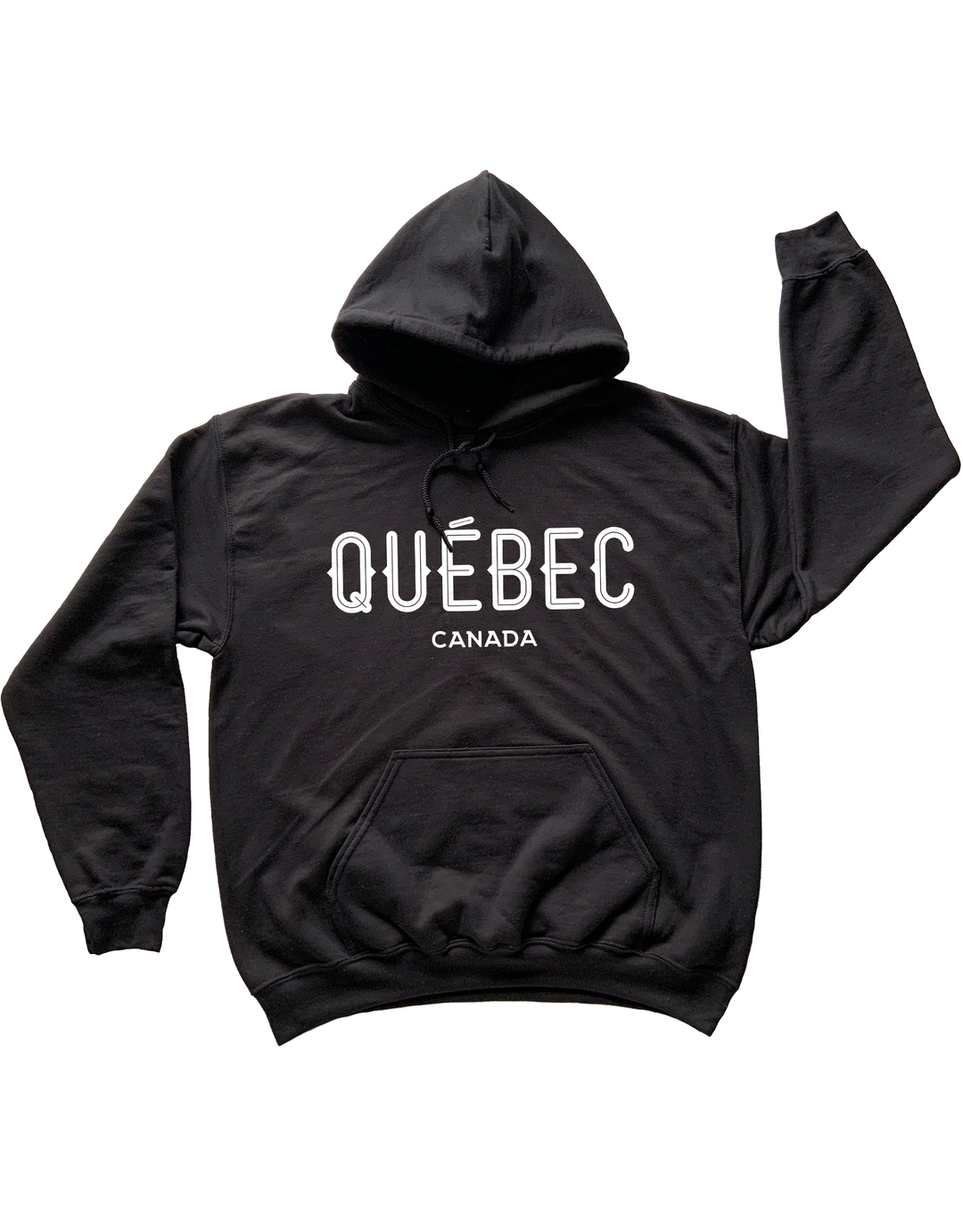 Chandail Coton Ouaté à Capuche Québec Canada