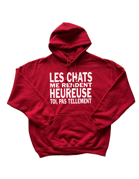 Hoodie Les Chats Me Rendent Heureuse