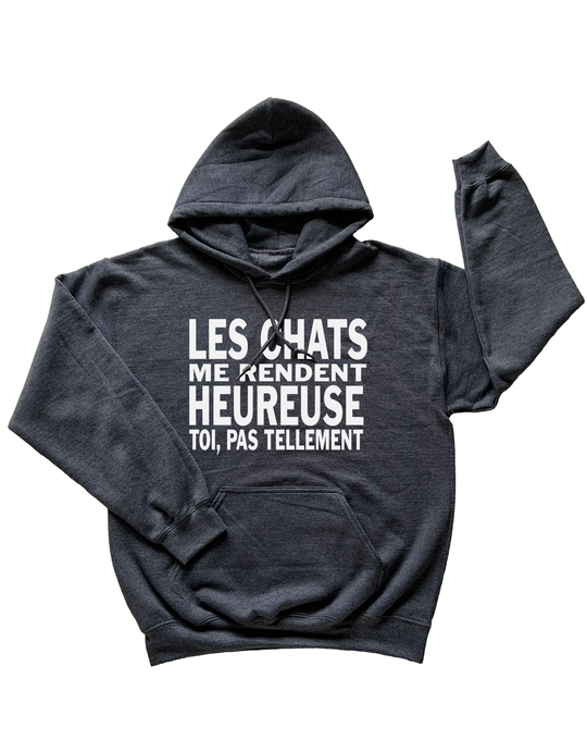 Hoodie Les Chats Me Rendent Heureuse