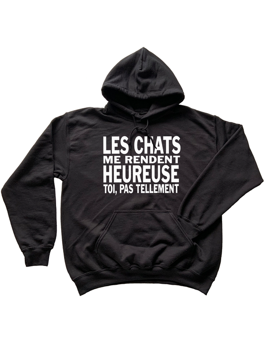 Hoodie Les Chats Me Rendent Heureuse