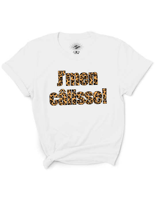 T-Shirt J'men Câlisse Version en Léopard