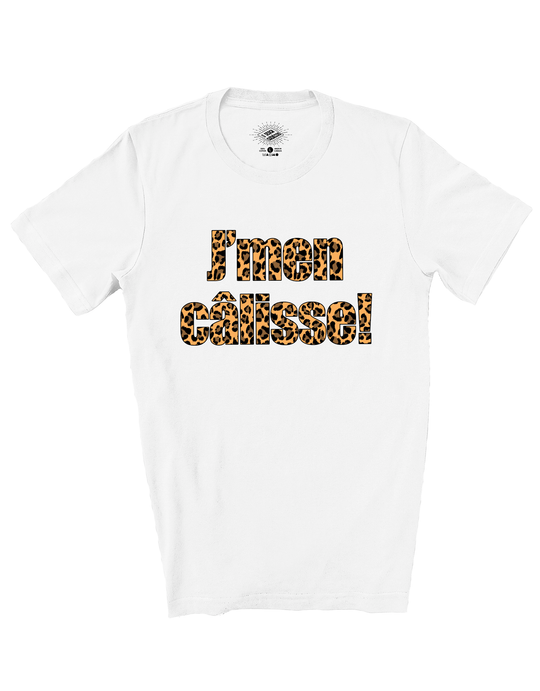 T-Shirt J'men Câlisse Version Léopard