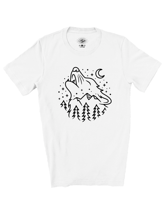T-Shirt Loup Hurleur