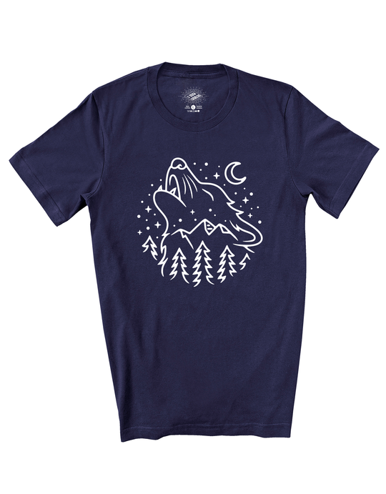 T-Shirt Loup Hurleur