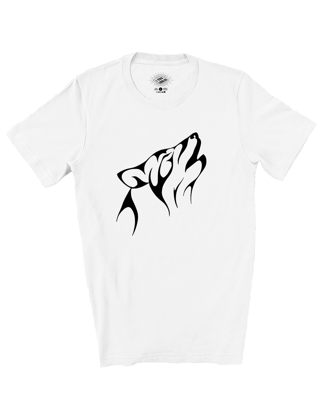 T-Shirt Loup Tribal