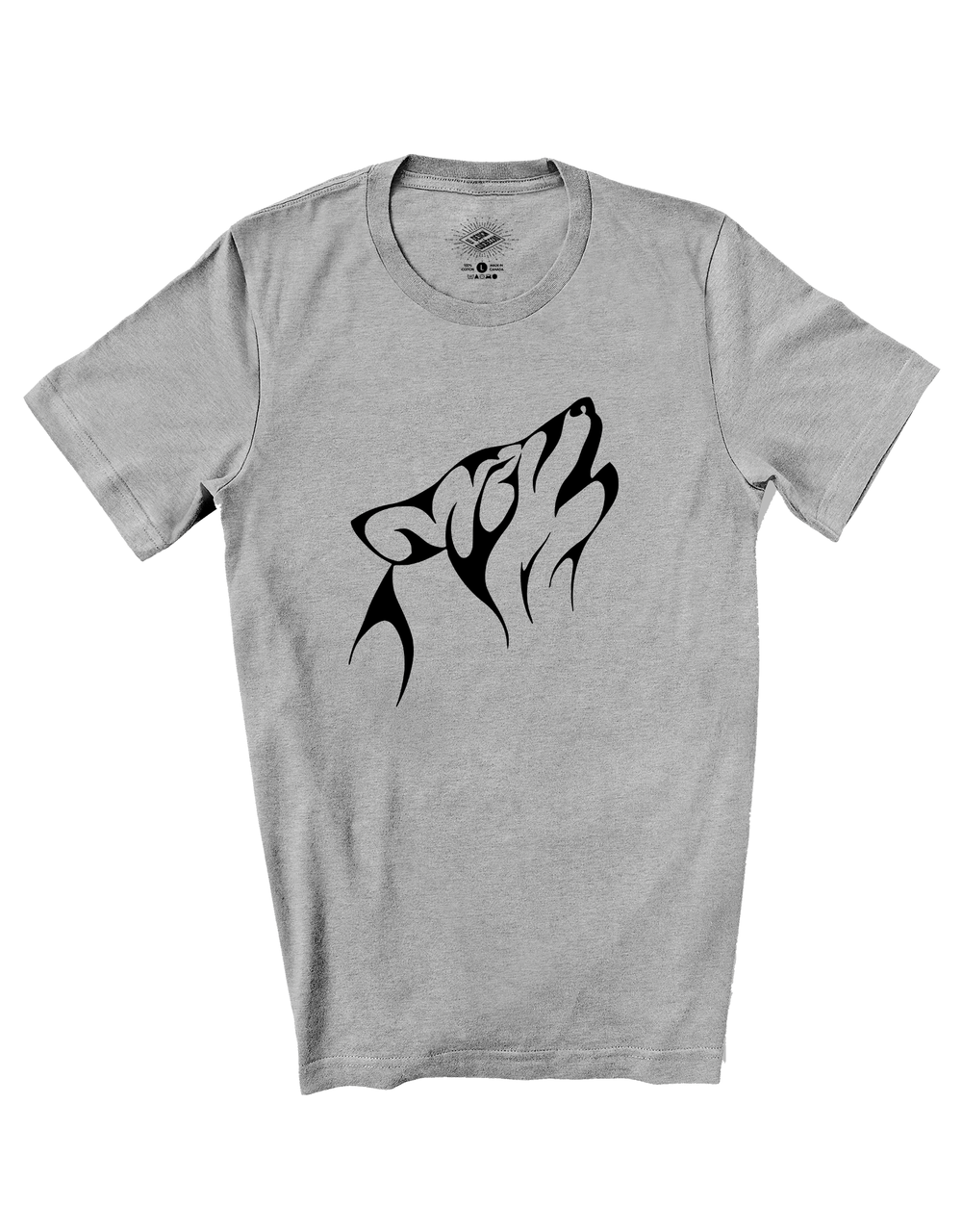 T-Shirt Loup Tribal