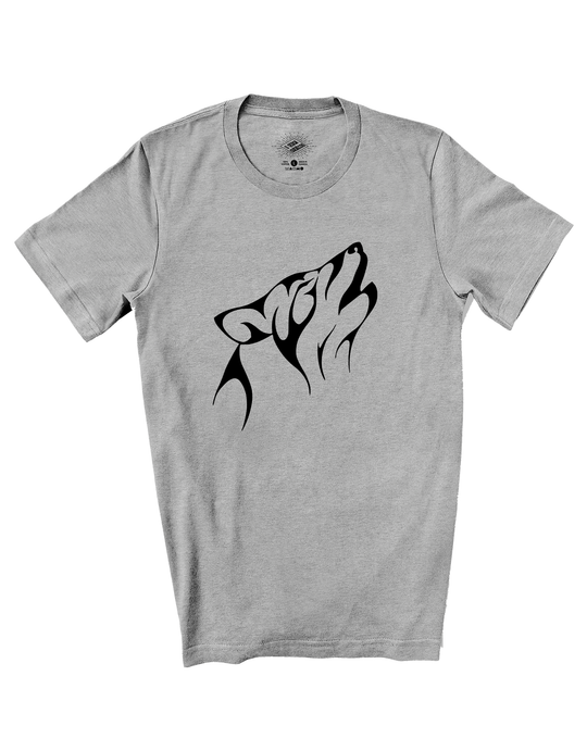 T-Shirt Loup Tribal