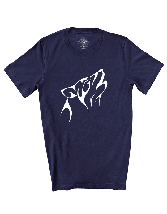 T-Shirt Loup Tribal