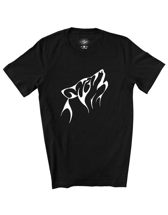 T-Shirt Loup Tribal