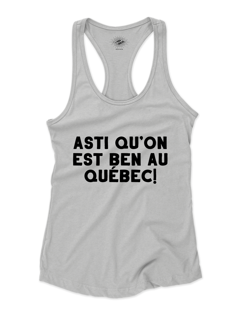 Camisole pour femme Asti Qu'on Est Ben Au Québec