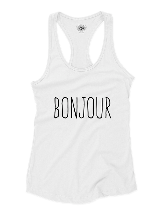 Camisole pour femme Bonjour