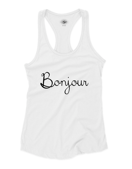 Camisole pour femme Bonjour Lettre Attachée