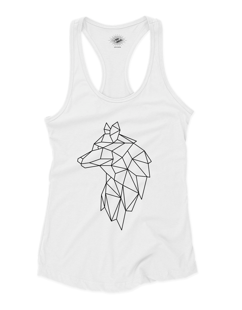 Camisole pour femme Loup Géométrique