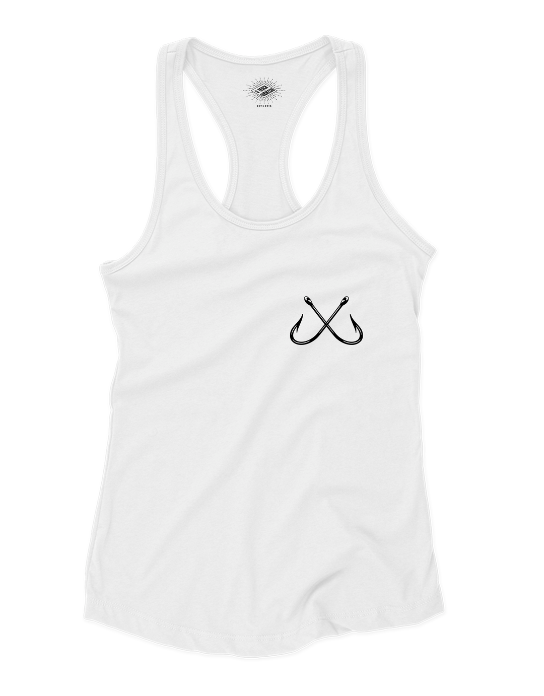 Camisole pour femme de Pêche Hameçons Croisés