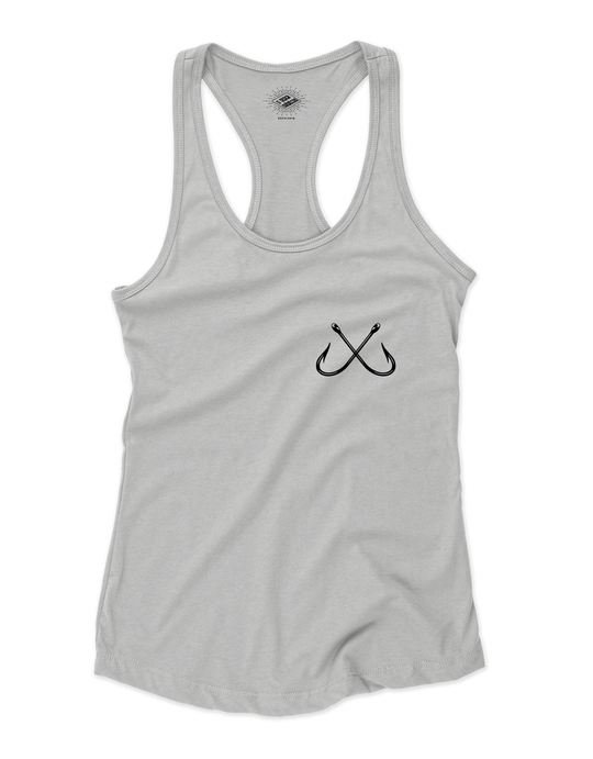 Camisole pour femme de Pêche Hameçons Croisés