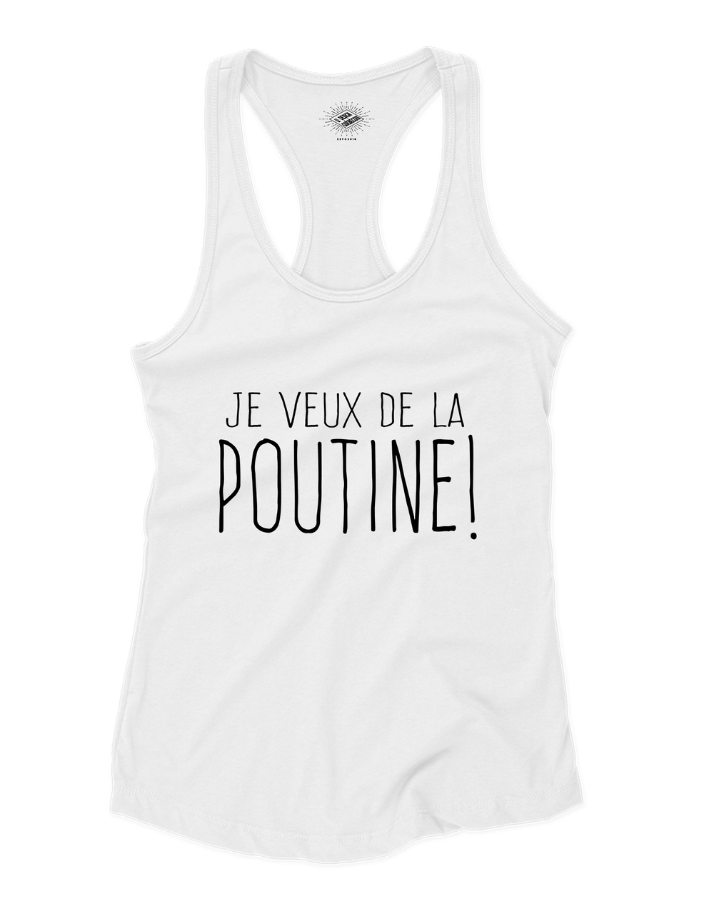 Camisole pour femme Je Veux De La Poutine!