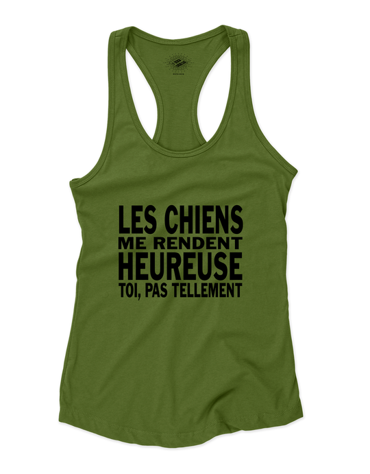 Camisole pour femme Les Chiens Me Rendent Heureuse