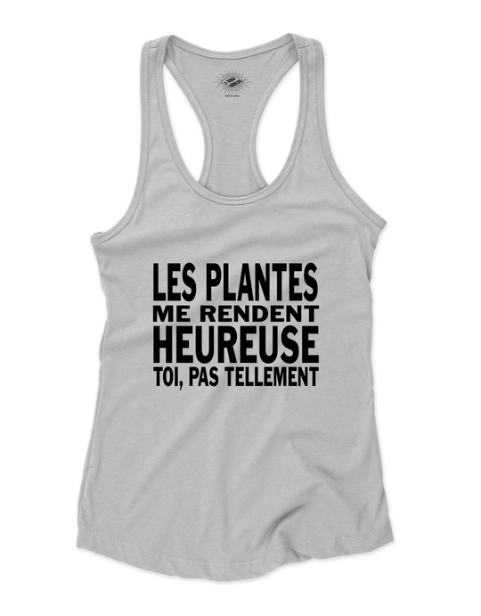 Camisole pour femme Les Plantes Me Rendent Heureuse