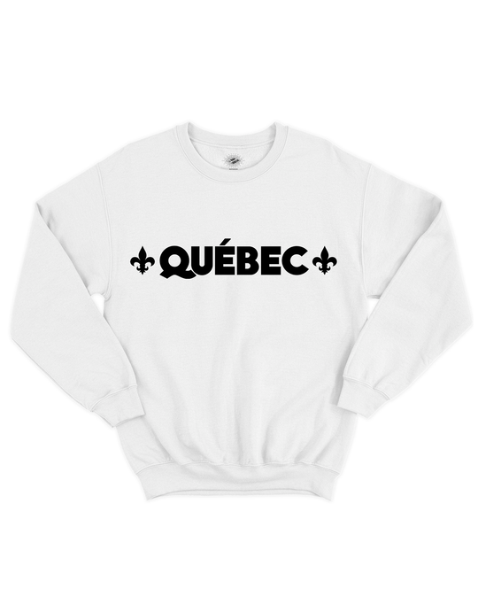 Crewneck Québec + Fleurs De Lys