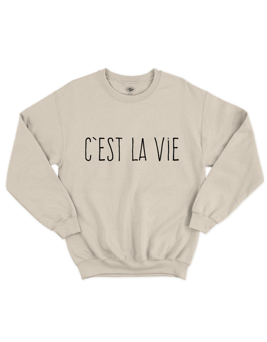 Chandail Coton Ouaté C'est La Vie