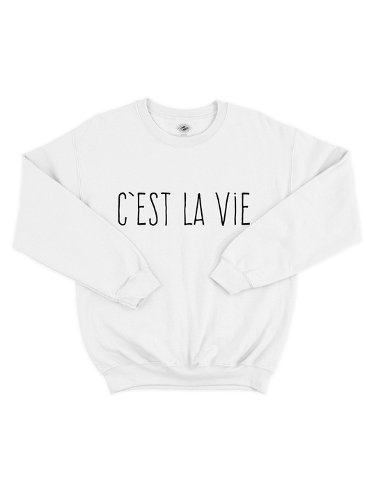 Chandail Coton Ouaté C'est La Vie