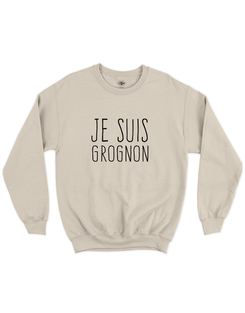 Chandail Coton Ouaté Je Suis Grognon