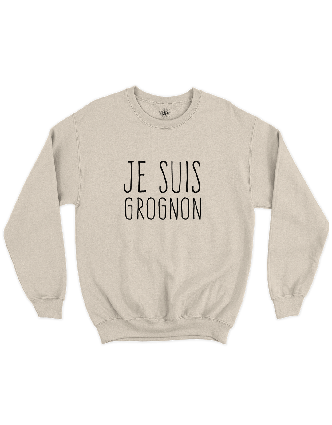 Chandail Coton Ouaté Je Suis Grognon