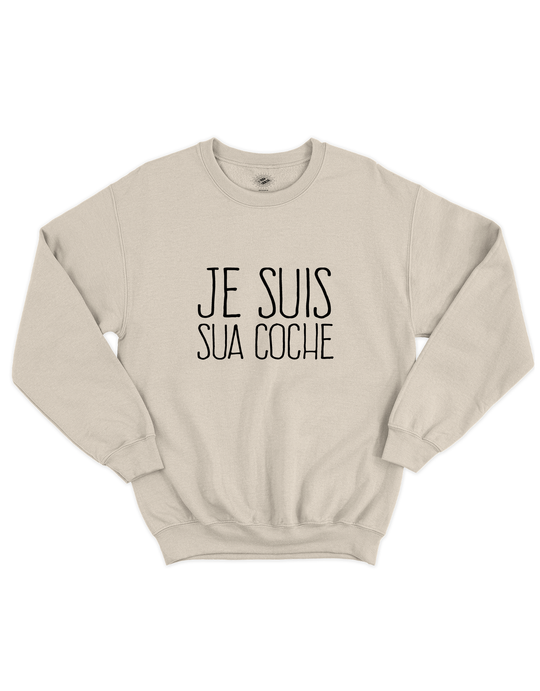 Chandail Coton Ouaté Je Suis Sua Coche