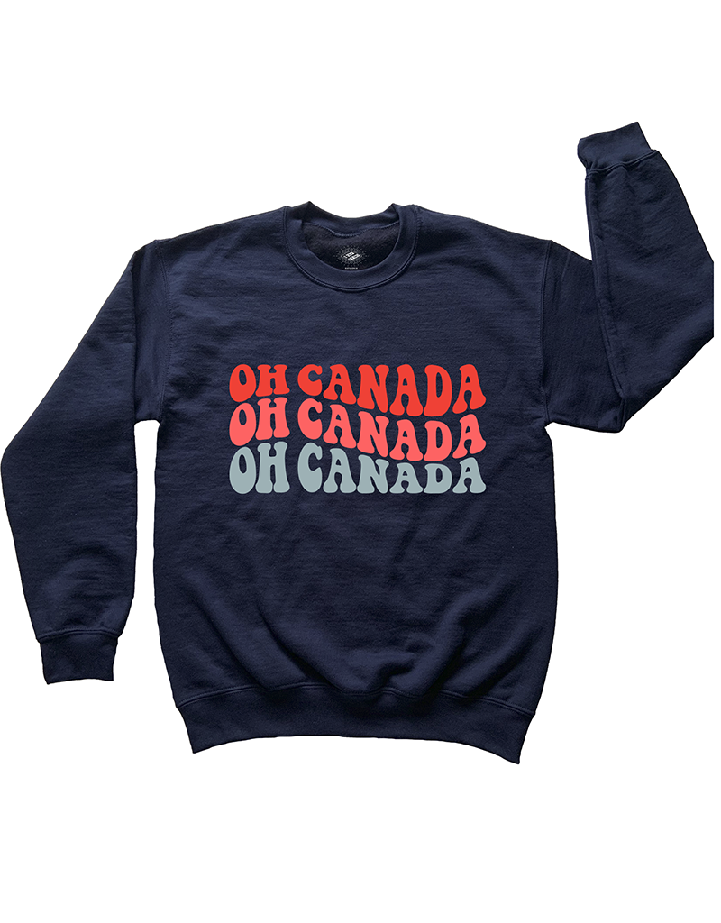 Chandail Coton Ouaté Oh Canada