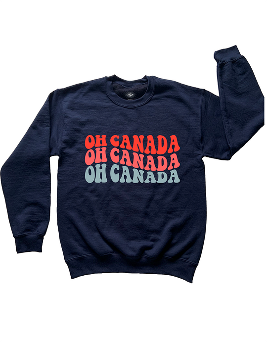 Chandail Coton Ouaté Oh Canada