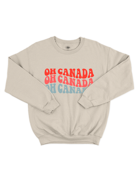 Chandail Coton Ouaté Oh Canada