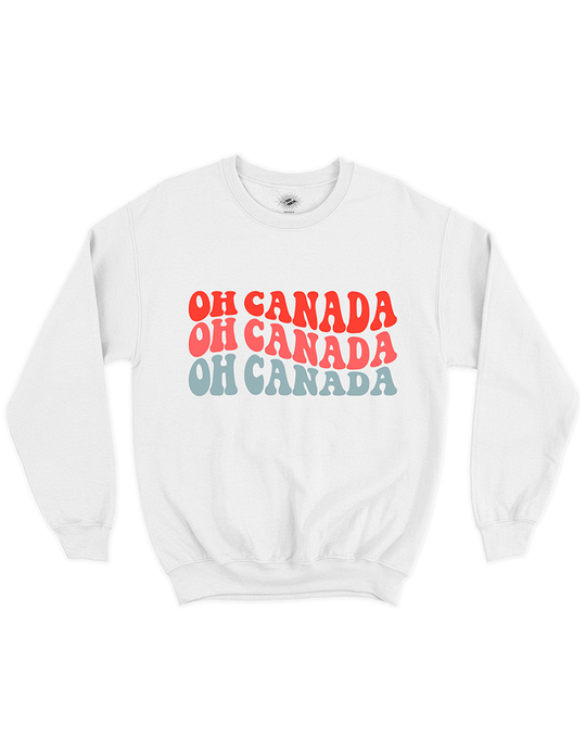 Chandail Coton Ouaté Oh Canada