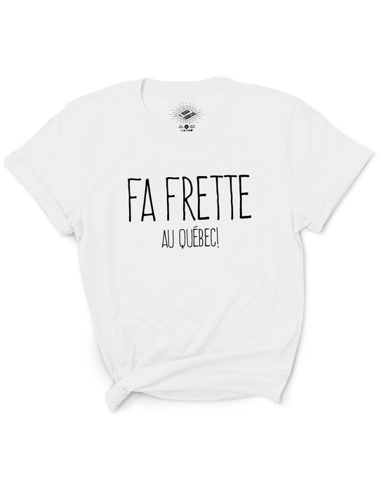 T-Shirt Fa Frette Au Québec