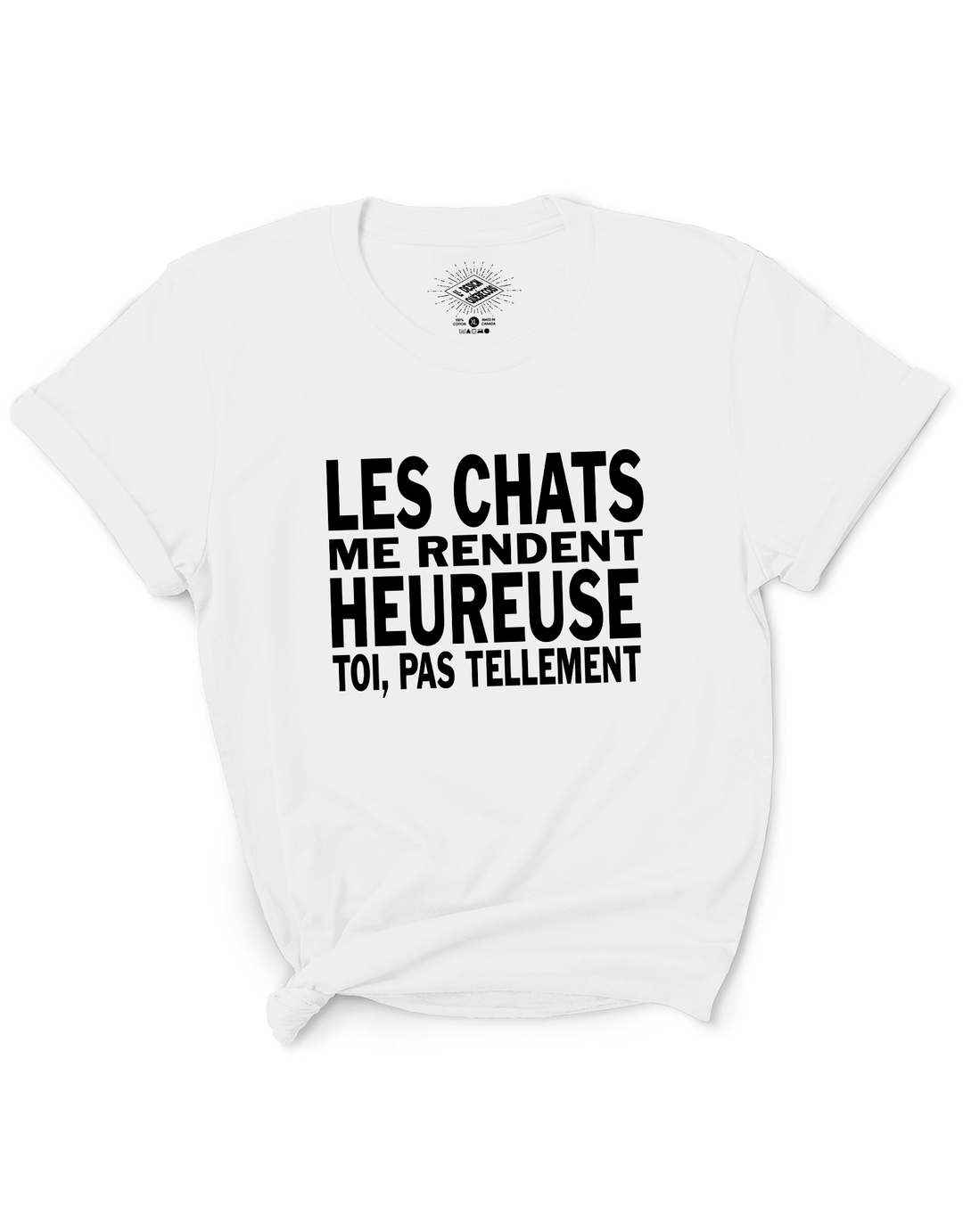 T-Shirt Les Chats Me Rendent Heureuse