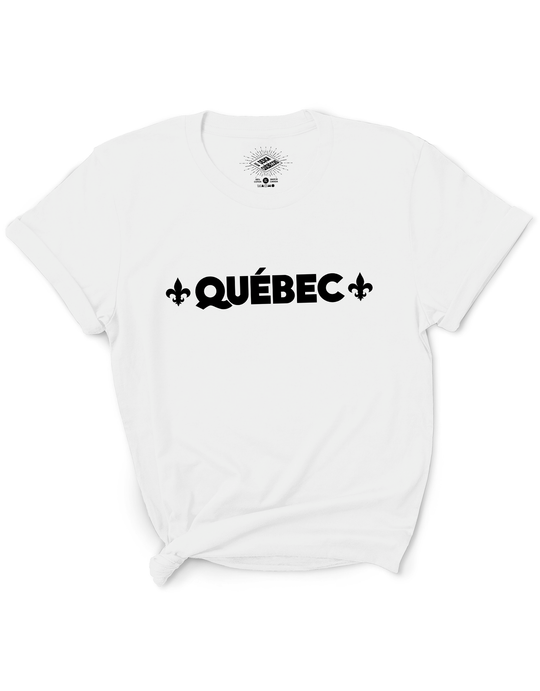 T-Shirt Québec + Fleur De Lys