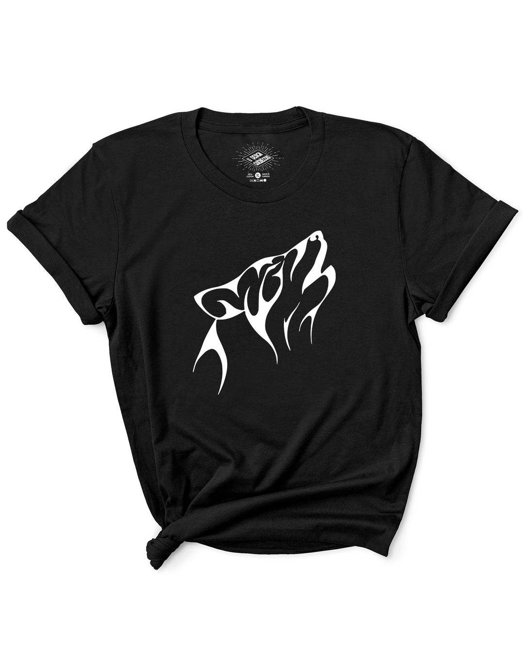 T-Shirt Loup Tribal