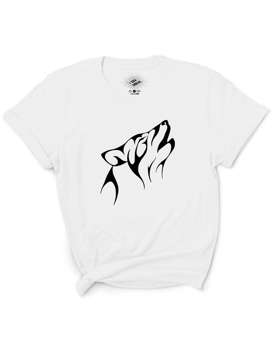 T-Shirt Loup Tribal