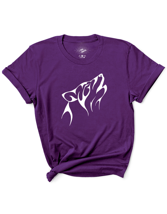 T-Shirt Loup Tribal