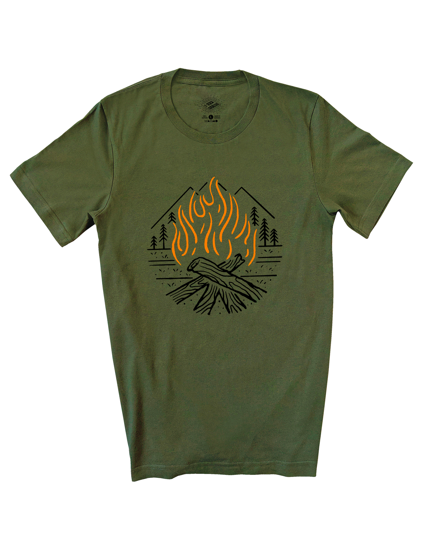 T-shirt homme équipe buvante feu de camp drôle camping fête tee T-shirt homme équipe buvante feu de camp drôle camping fête tee
