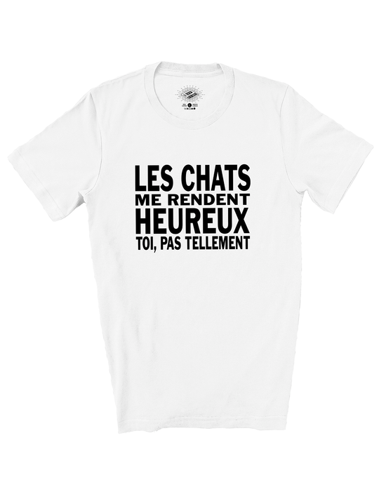 T-Shirt Les Chats Me Rendent Heureux