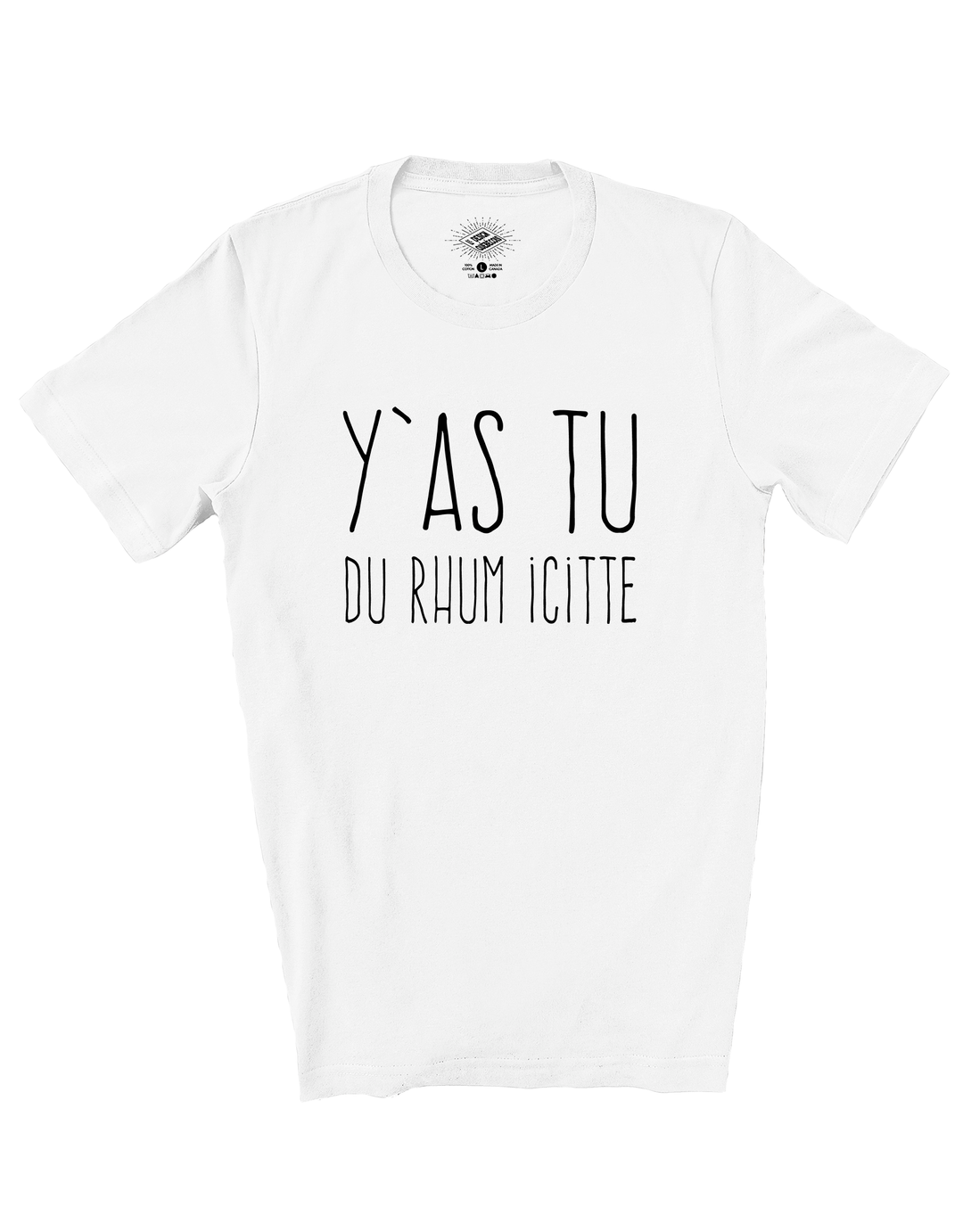 T-Shirt Y'as Tu Du Rhum Icitte