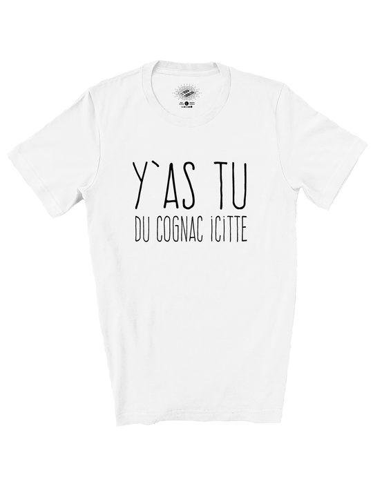 T-Shirt Y'as Tu Du Cognac Icitte