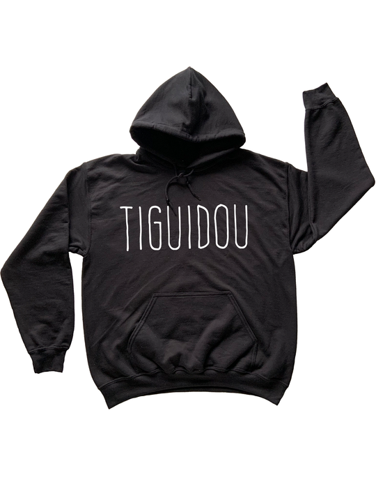 Chandail Coton Ouaté à Capuche Tiguidou