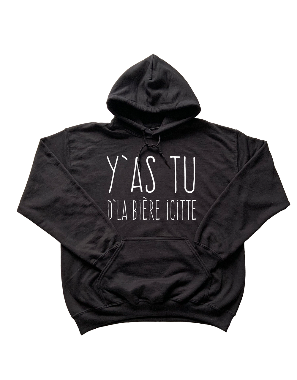 Hoodie Y'as Tu D'La Bière Icitte